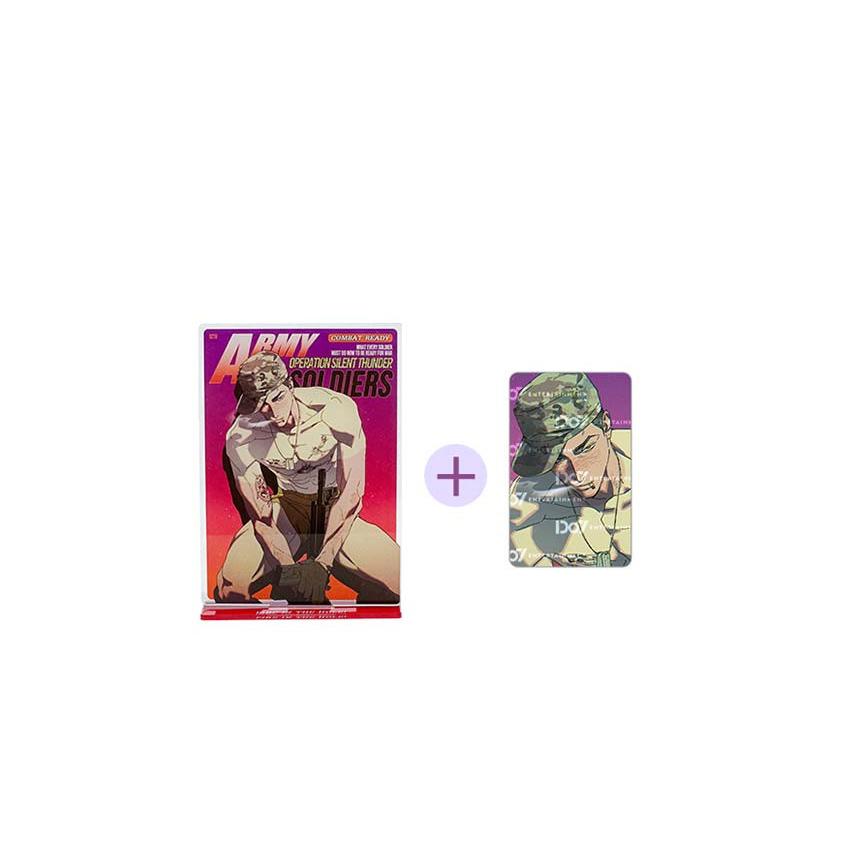 Wet Sand アクリルスタンド フォトカード 韓国 コミック グッズ『Wet Sand アクリルスタンド＆フォト