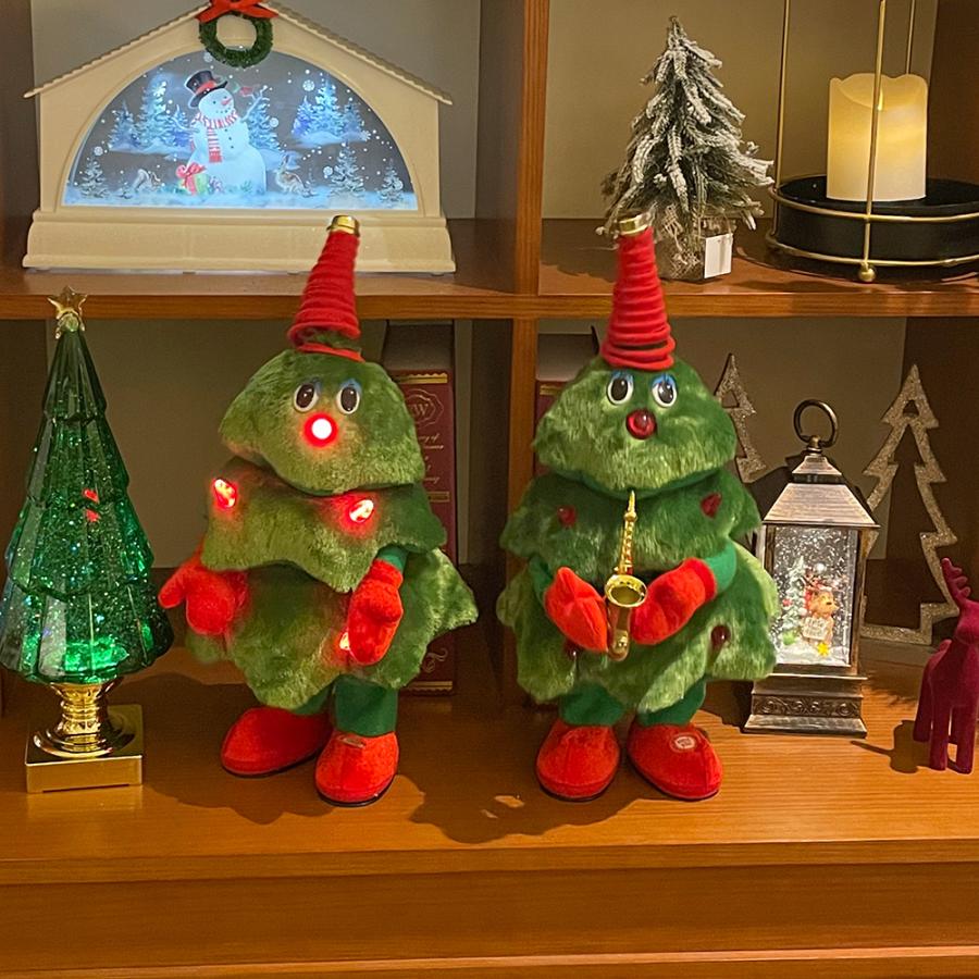 ダンシングツリー人形（おどるクリスマスツリー人形）サキソフォーン 8