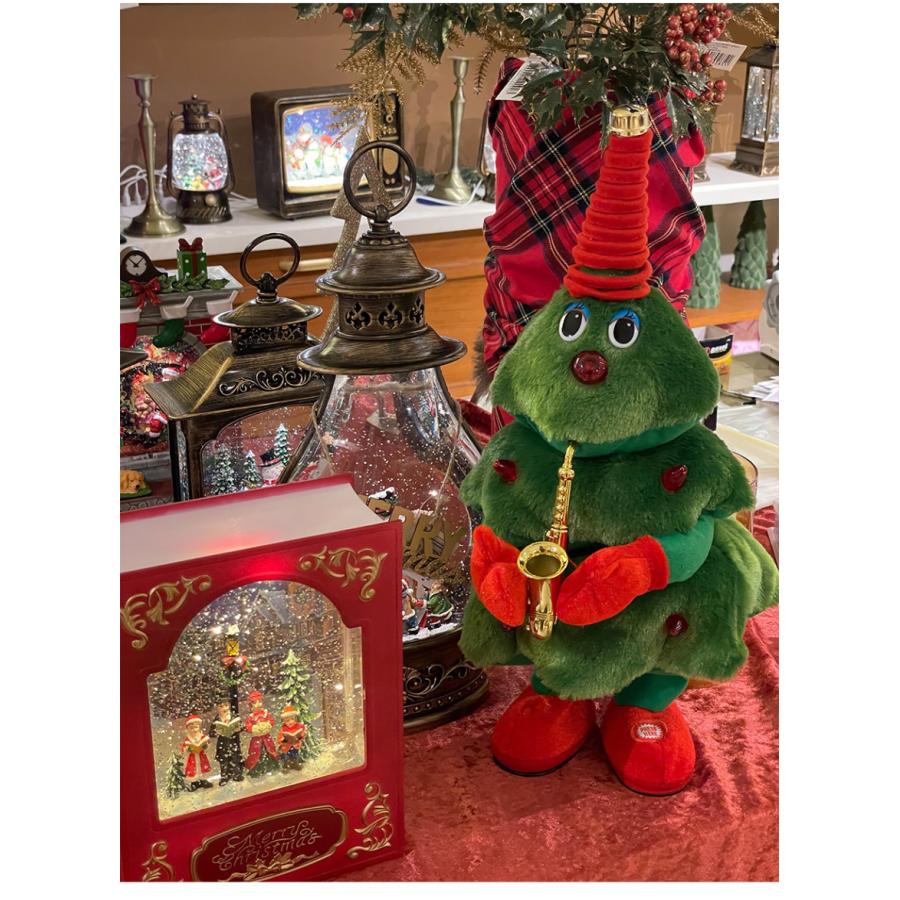 ダンシングツリー人形（おどるクリスマスツリー人形）サキソフォーン 8