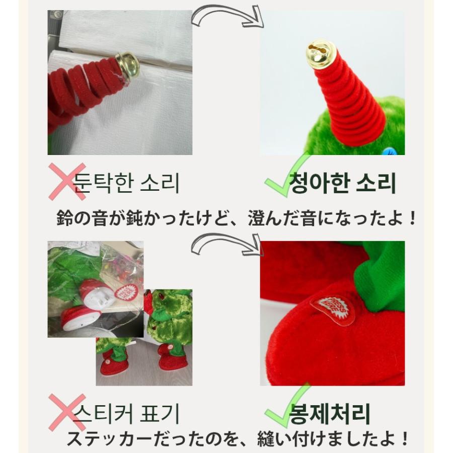 ダンシングツリー人形 2024新型（おどるクリスマスツリー人形）8曲入り