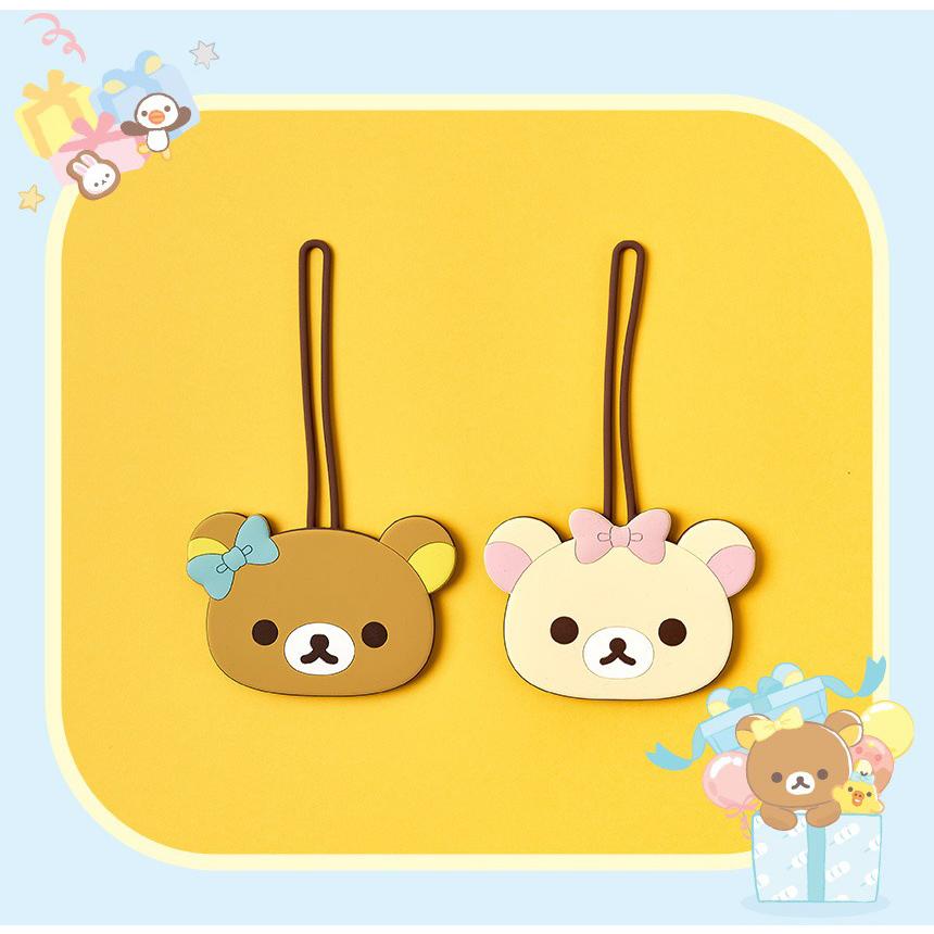 韓国 コミック グッズ『リラックマ ラゲージタグ（2種類から一つ選択