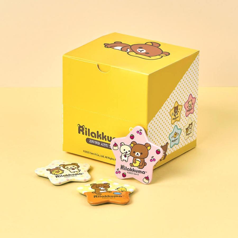 韓国 コミック グッズ『リラックマ シークレット 缶バッジ フルセット