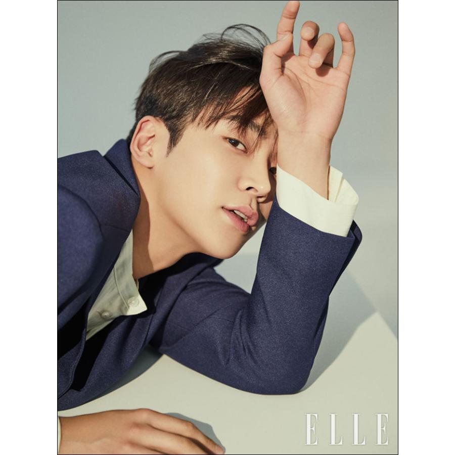 韓国 雑誌 ELLE 2021年 2月号 (ソン・ガン表紙/キム・ソンホ、キム
