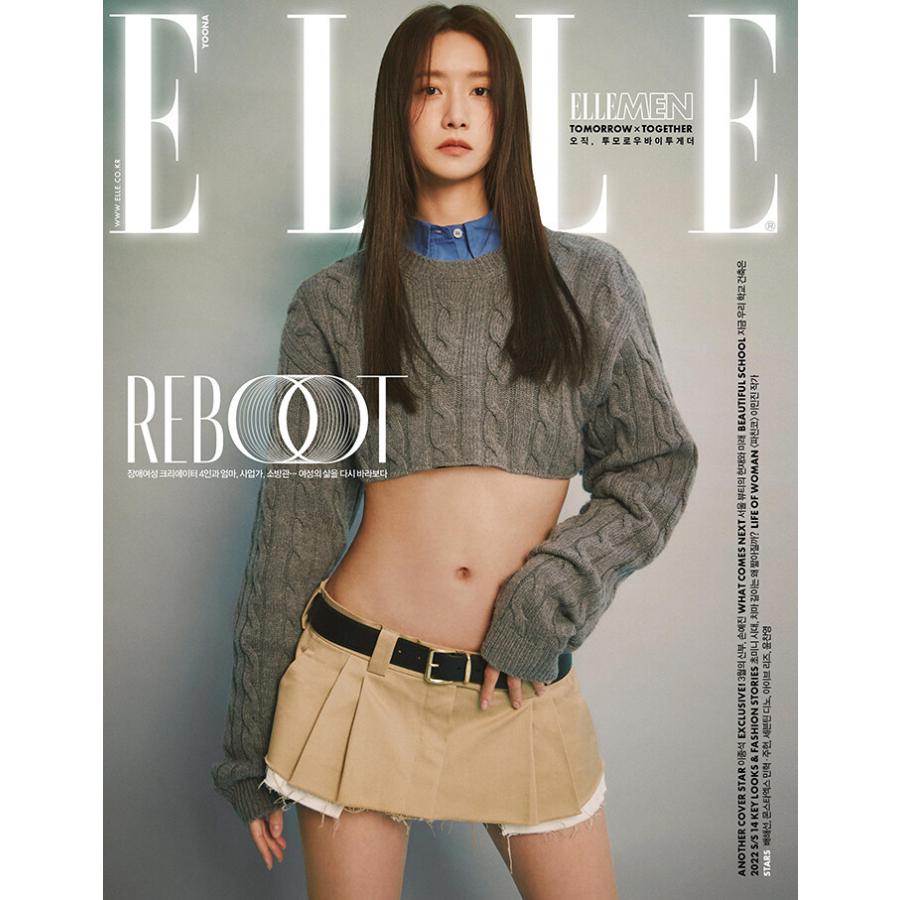 ELLE KOREA 2016年2月号 ユナ カイ EXO カイ＆少女時代 ユナ 『ELLE