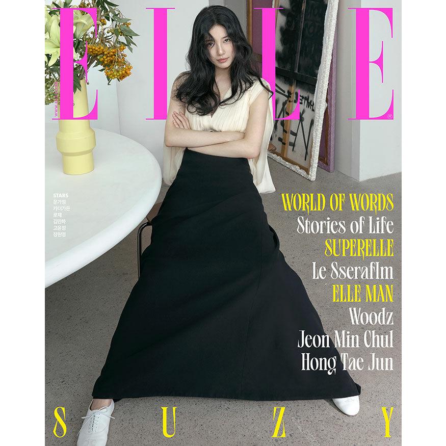 韓国 雑誌 ELLE (エル) Korea 2025年 10月号 (スジ表紙 Cタイプ/LE