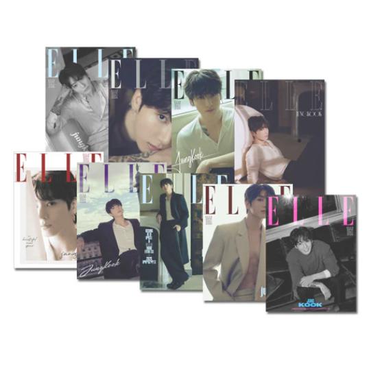 9種セット] 韓国 雑誌 ELLE Korea 2026年 1月号 表紙、主要記事：BTS