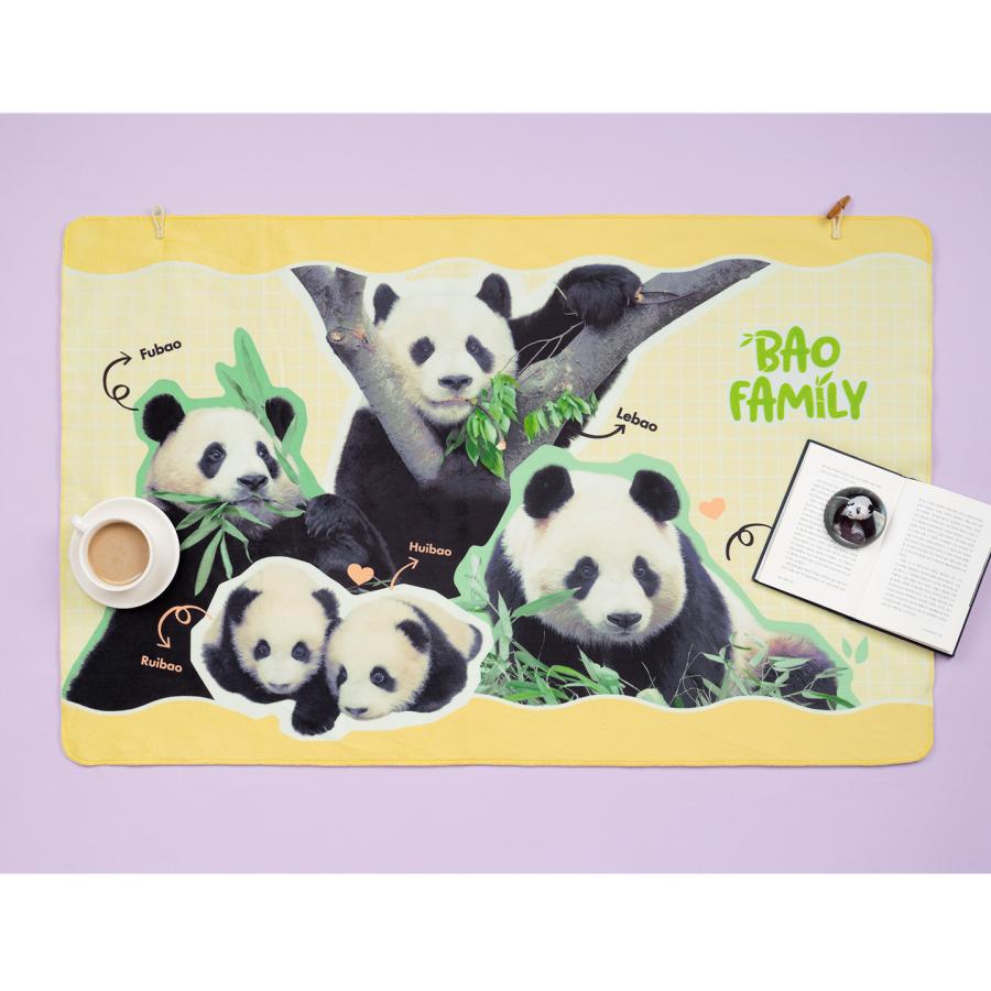 韓国 グッズ 『バオファミリー 毛布』フーバオ （福宝） : にゃん
