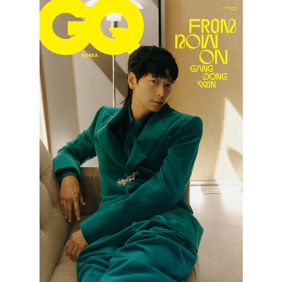☆特価☆韓国 雑誌 GQ Korea 2022年 9月号 (カン・ドンウォン表紙 B