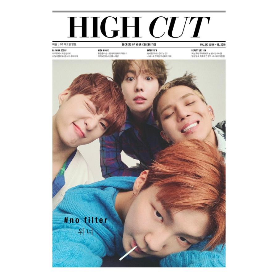 韓国芸能雑誌 HIGH CUT（ハイカット） 243号 (WINNER表紙)｜niyantarose