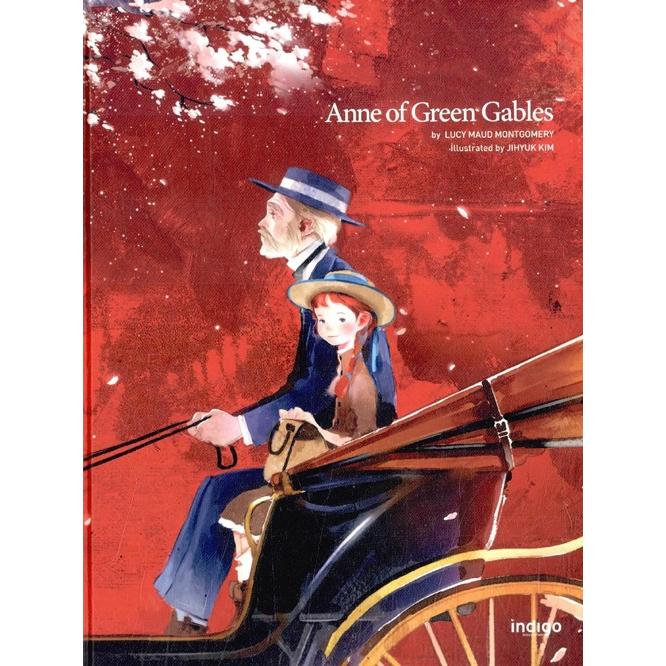 英語の小説 『Anne of Green Gabes 赤毛のアン 英語版』　INDIGO 美しい古典シリーズ イラスト：キム・ジヒョク｜niyantarose