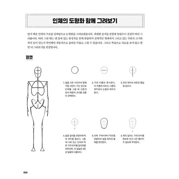 韓国語 美術 イラスト 本 『自然な人体ドローイング - 解剖学から服の