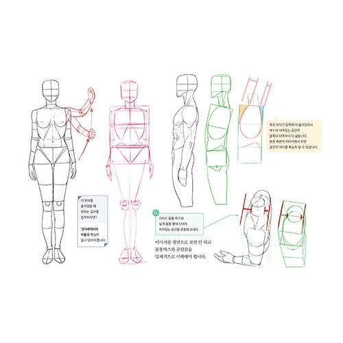 韓国語 美術 イラスト 実技 本 『キム・ラッキの線画 ドローイング Vol
