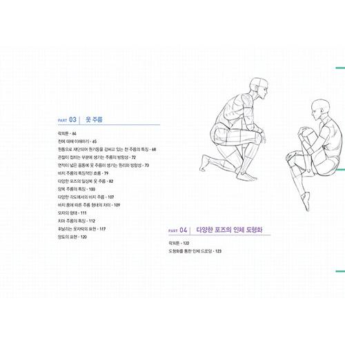 韓国語 美術 イラスト 実技 本 『キム・ラッキの線画 ドローイング Vol