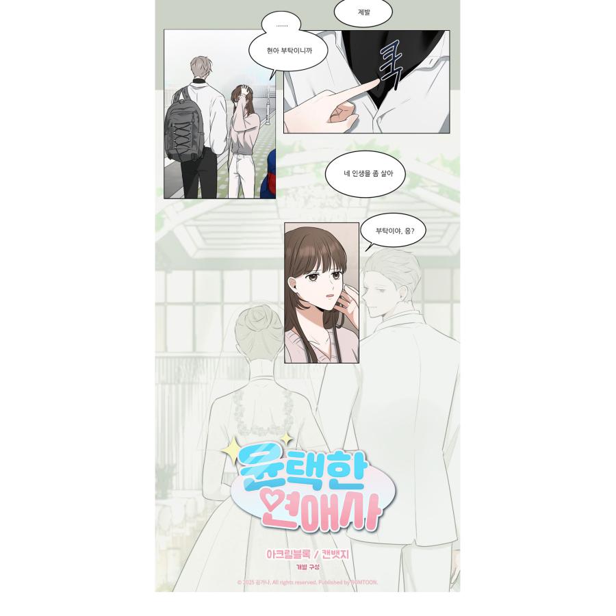 韓国 コミック グッズ『豊かな恋愛模様 アクリルブロックor缶バッジ
