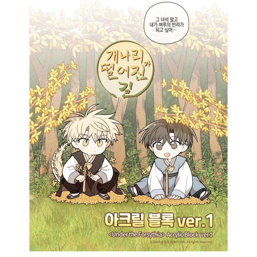 韓国 コミック グッズ 『レンギョウが散った道〜拾った卵はイケメン龍