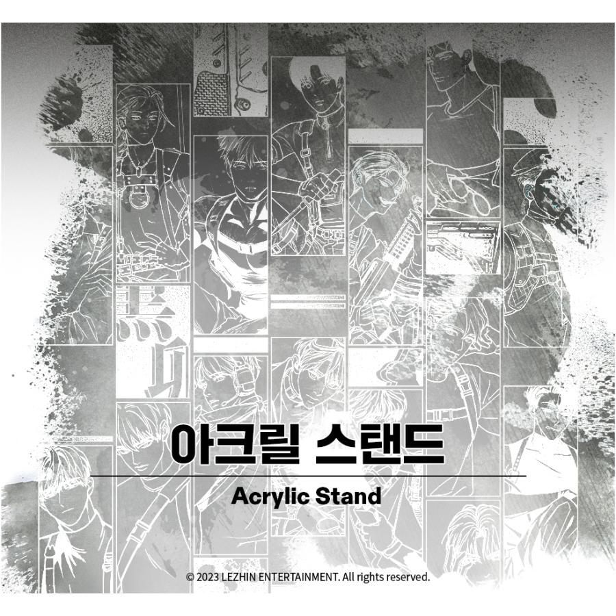 最終在庫）韓国 コミック グッズ『黒卯暦 テーマ MD クリアファイル＋