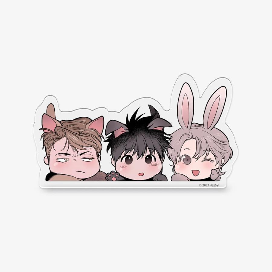 韓国 コミック グッズ『歩かない足 アクリルブロック』公式グッズ