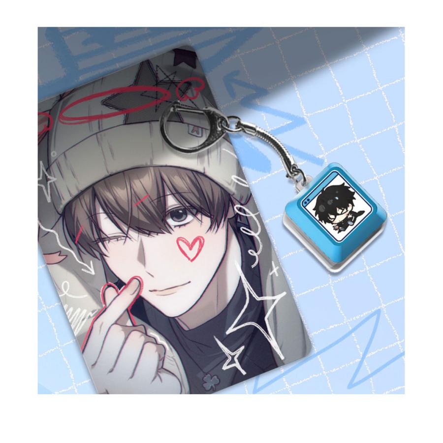 韓国 コミック グッズ『隣のギルメン キーキャップキーリング