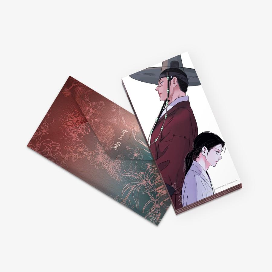 韓国 コミック グッズ『雪辱の花（剣と花/刀と花）屏風はがき』公式