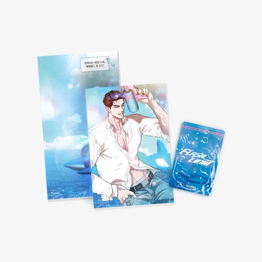 Flashlight フラッシュライト ポスター ポストカード 韓国BL 韓国 コミック グッズ『フラッシュライト カムスジ はがきセット