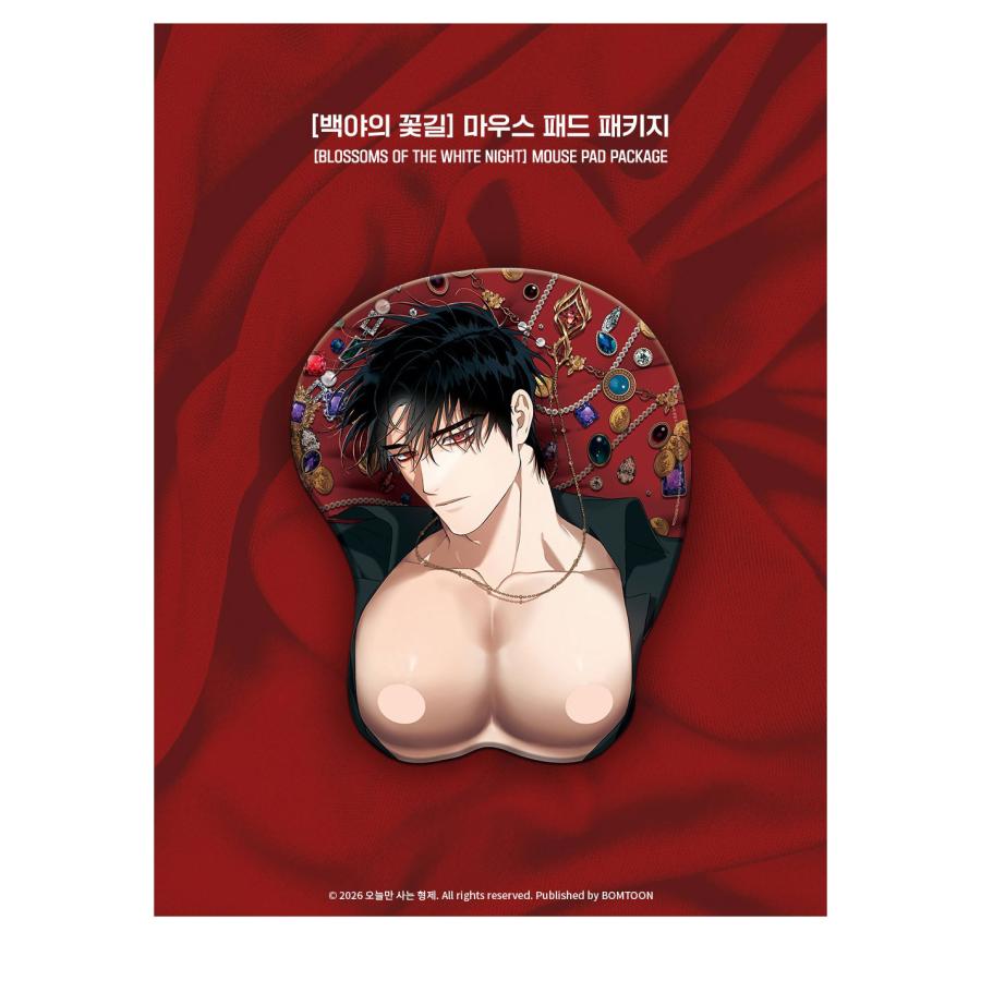 予約8月韓国発売予定）韓国 コミック グッズ『白夜の花道 マウスパッド
