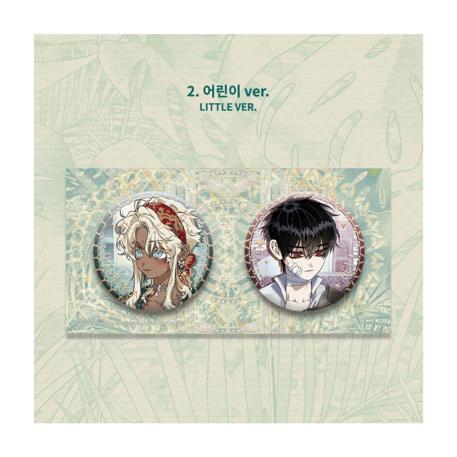 予約8月韓国発売予定）韓国 コミック グッズ『白夜の花道 缶バッジ
