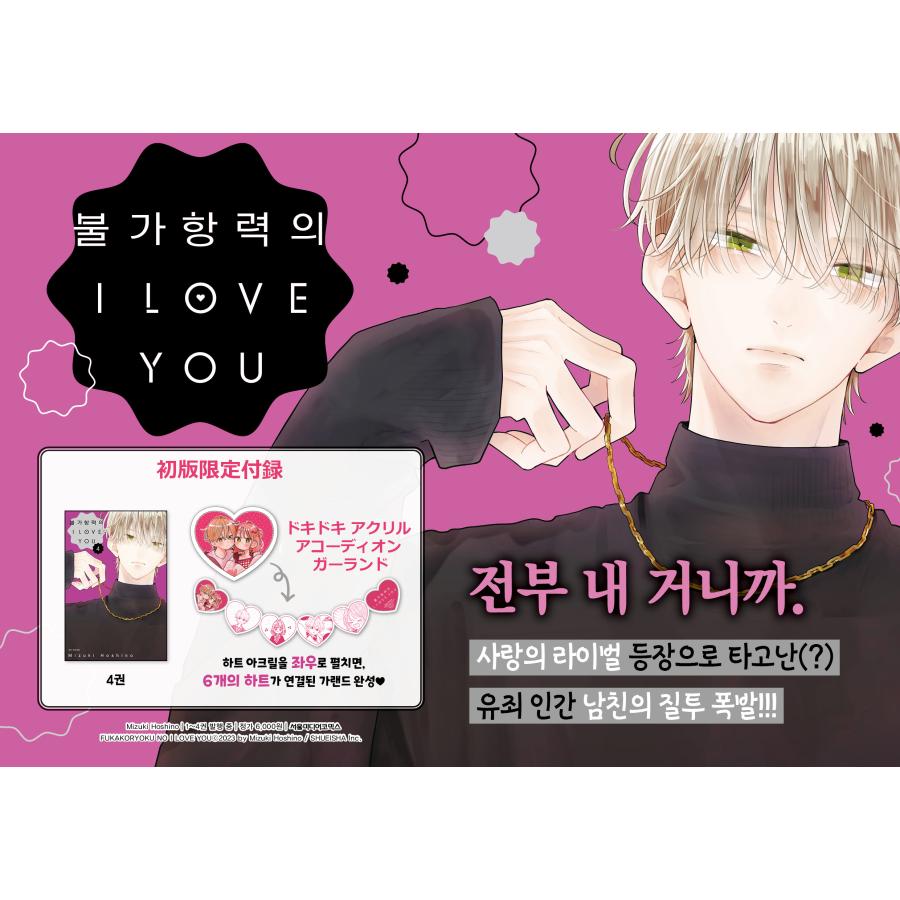 ミニポスターつき）韓国語 まんが『不可抗力のI LOVE YOU(4)』著