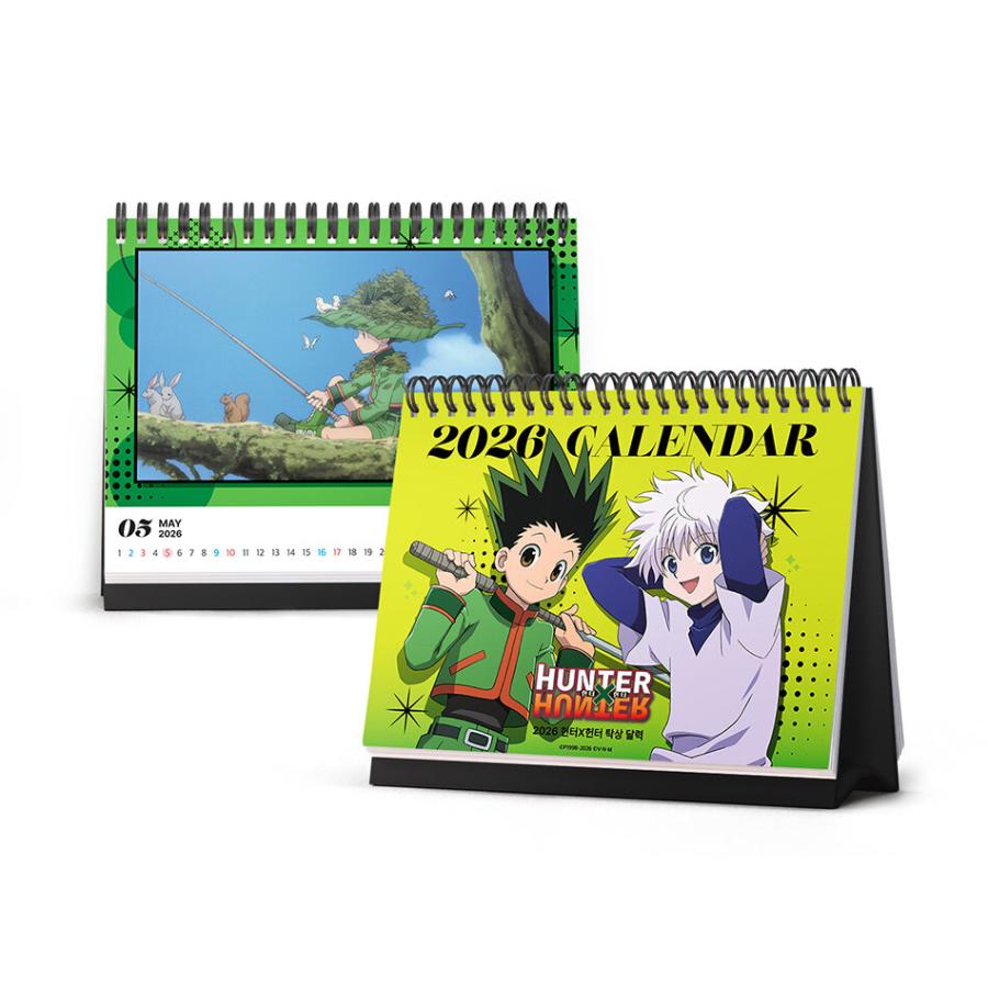 韓国 コミック グッズ『HUNTER×HUNTER 2026年 卓上カレンダー』公式