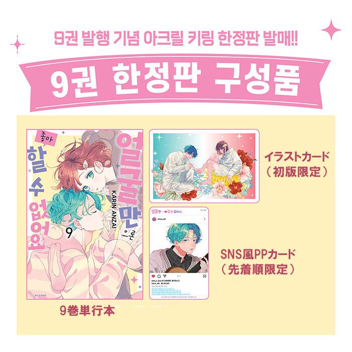 限定版）韓国語 まんが『顔だけじゃ好きになりません 9』著：安斎