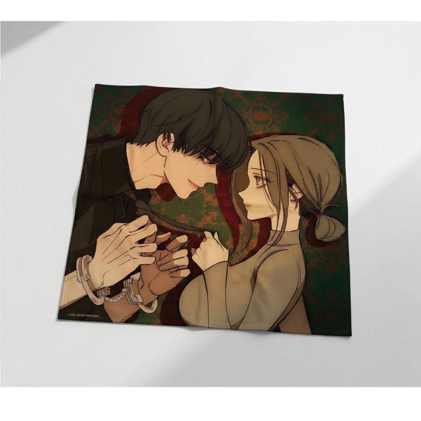 予約5月韓国発売予定）韓国 コミック グッズ『枯れた花に涙を ハンカチ