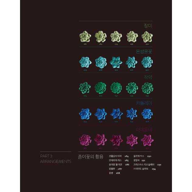 韓国語 工芸 『紙の花を咲かせる』 - 手作りのペーパーフラワー 50 著