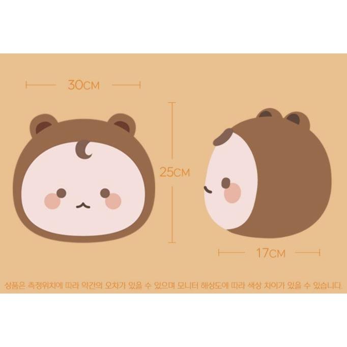 韓国ぬいぐるみ くまくまジェル クッション「トッケビ (鬼)人形