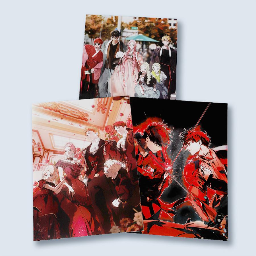 ある継母のメルヘン イラストボード 3種セット 韓国 コミック グッズ『ある継母のメルヘン イラストボード 3種セット