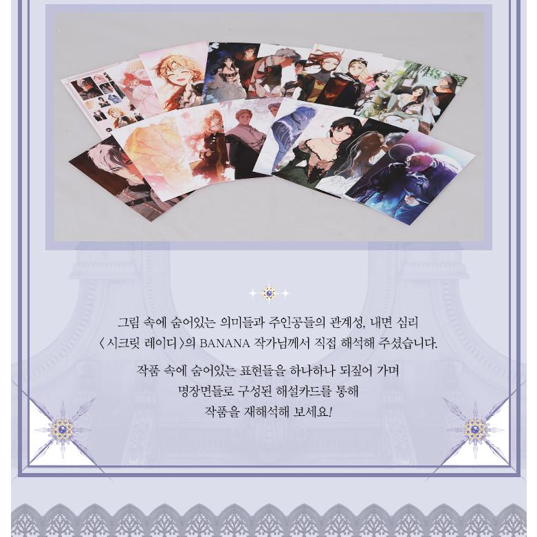 韓国 コミック グッズ『シークレットレディ イラスト解説カード
