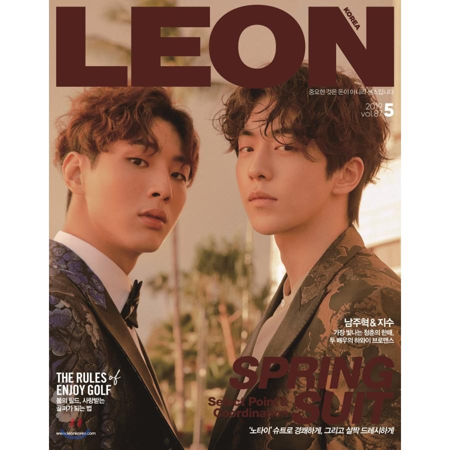 LEON KOREA 2019年5月号 ナムジュヒョク キムジス 韓国男性雑誌 LEON KOREA（レオン・コリア） 2019年 5月号 (ナム