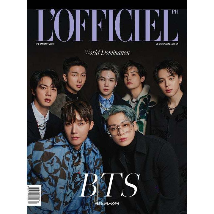 ☆特価☆海外雑誌 L'Officiel Philippines January 2022: BTS ☆特価☆海外雑誌 L'Officiel Philippines January 2022: BTS