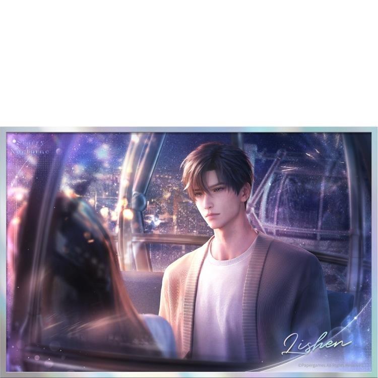 台湾経由 アクリル色紙『恋と深空-心影瞬間シリーズ-セイヤ,レイ