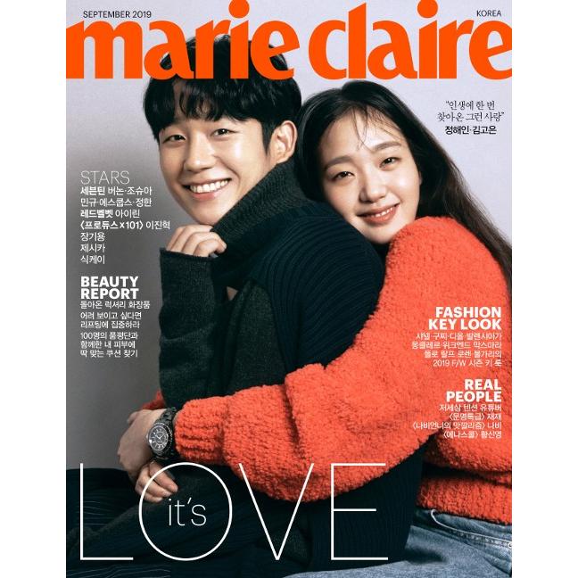 韓国 女性 雑誌 marie claire（マリ・クレール） 2019年 9月号 (チョン
