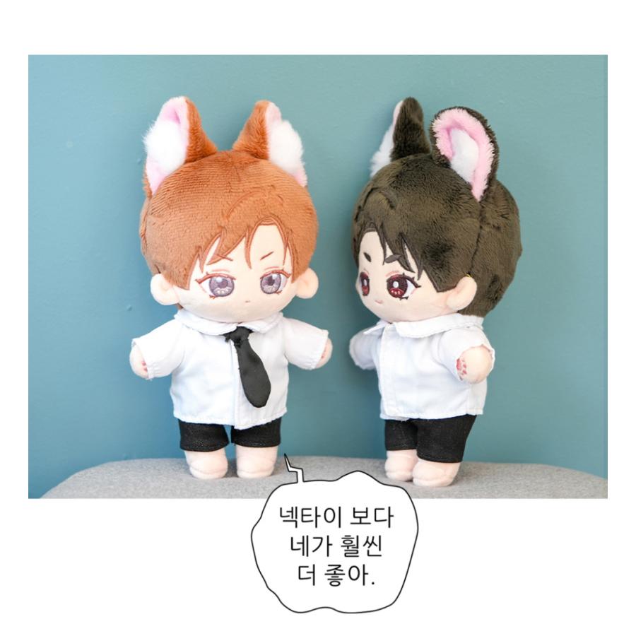 韓国 コミック グッズ『4週間の恋人 ジェヒ、ドシュン 15cm ぬいぐるみ