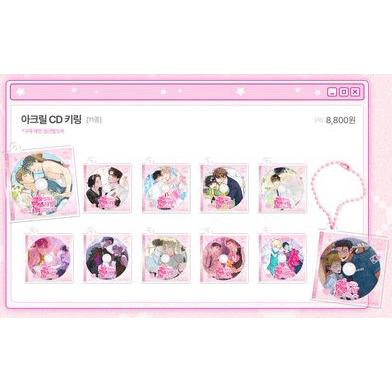受注生産】韓国 コミック グッズ『ミブルカンパニー アクリルCD
