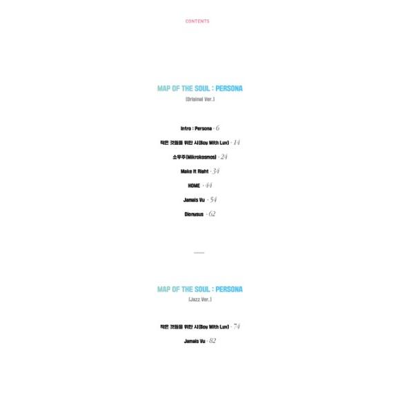 韓国の楽譜集『英語版 BTS MAP OF THE SOUL : PERSONA The Piano Score』防弾少年団 ピアノ 演奏曲集 (QRコード収録)｜niyantarose｜07