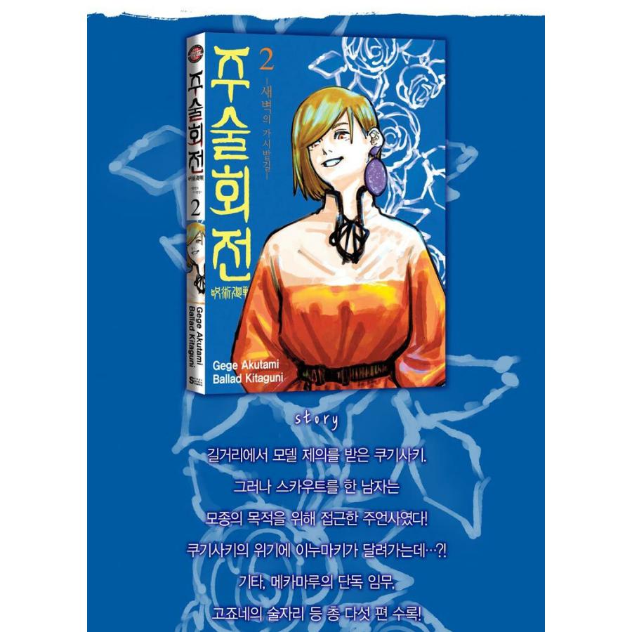 第二次世界大戦(韓国語版) 韓国語 小説 『呪術廻戦 2 夜明けのいばら道』（韓国版）著：芥見 下々