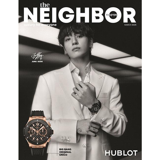 （♥︎ローズ♡様）jungkook ジョングク タッセル付きメタルブックマーク 韓国 雑誌 THE NEIGHBOR (ザ・ネイバー) 2026年 3月号 (BTSの