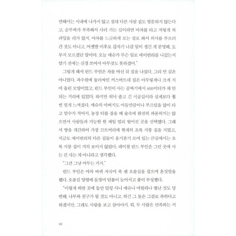 韓国語 小説 『赤毛のアン(洋装)』 著：ルーシー・モード・モンゴメリ