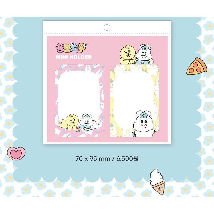 韓国 コミック グッズ『んぽちゃむ フォトカード ミニLホルダー 2種