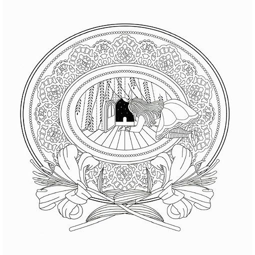 韓国のぬりえ本 Alice アリス- 不思議の国のアリスカラーリングブック
