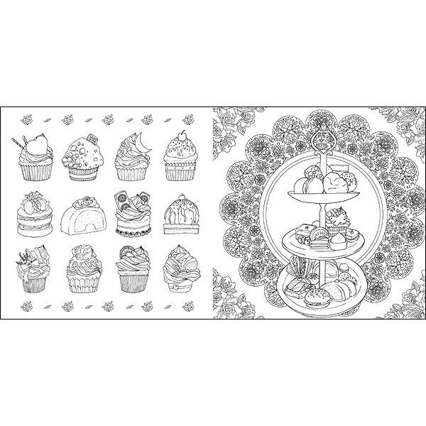 韓国のぬりえ本 ファンタジーストア Fantasy Store Coloring Book For