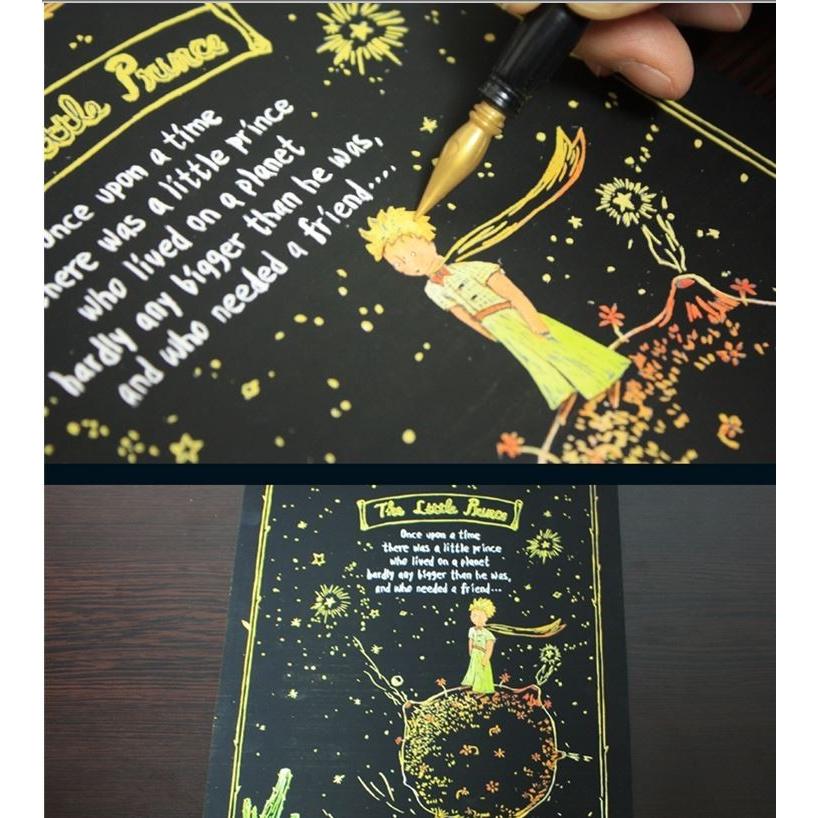 スクラッチブック（大人の塗り絵） 星の王子さま Scratch Book