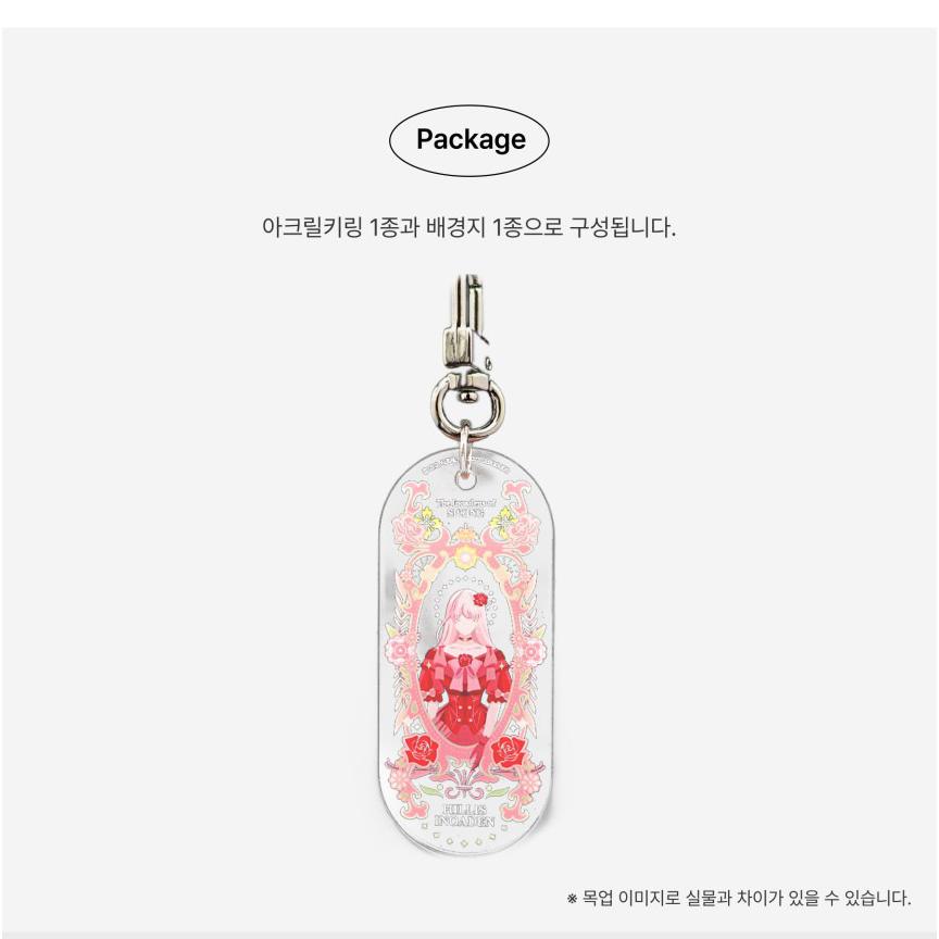 韓国 コミック グッズ『接近不可レディー キーリング（2種類から一つ