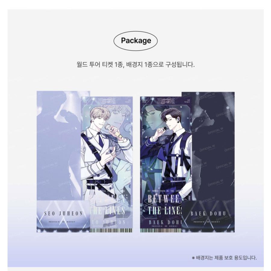 韓国 コミック グッズ『公私混同はお断り! 1ST WORLD TOUR チケット（2